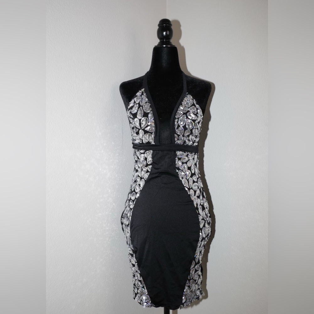 Custom black/ silver Dress
